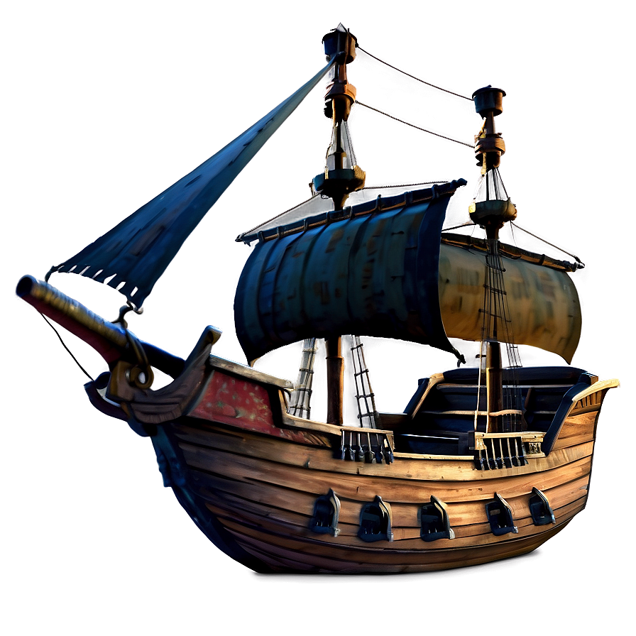 Hook's Pirate Ship Png Pah52 PNG Image