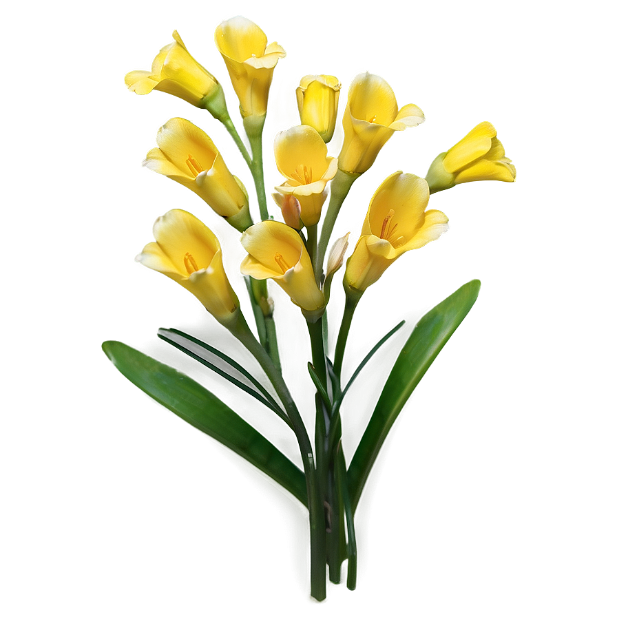 Hopeful Freesia Png 3 PNG Image