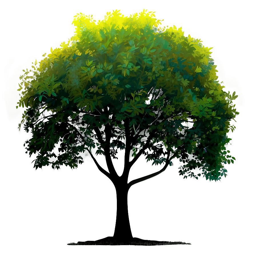 Horizon Trees Silhouette Png Arm PNG Image