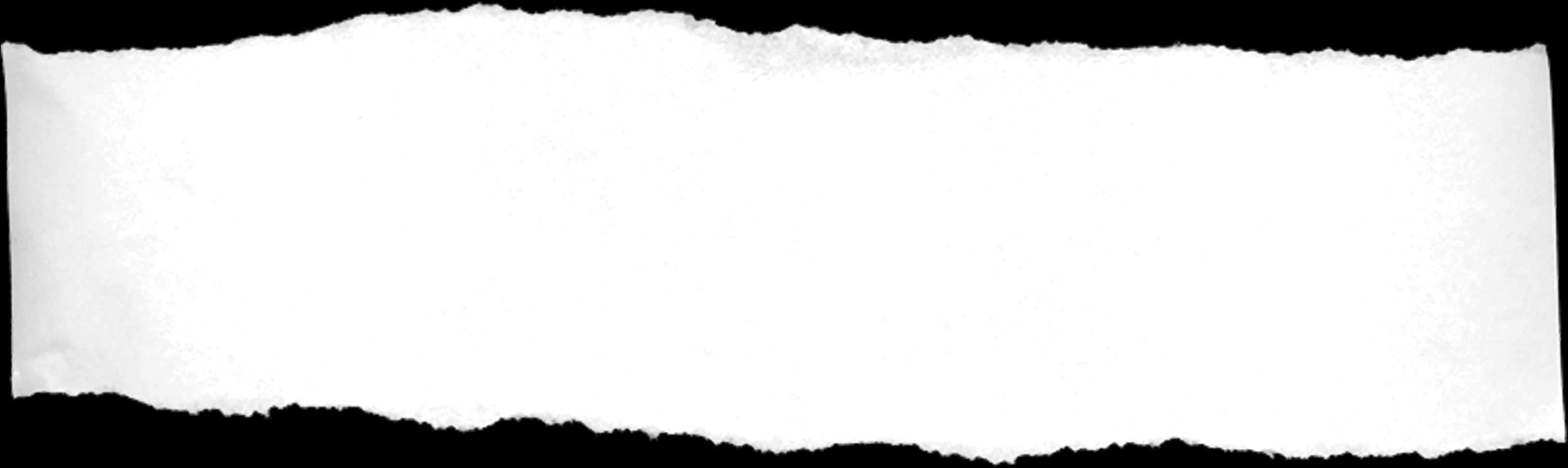 Horizontal Paper Tear Texture PNG Image