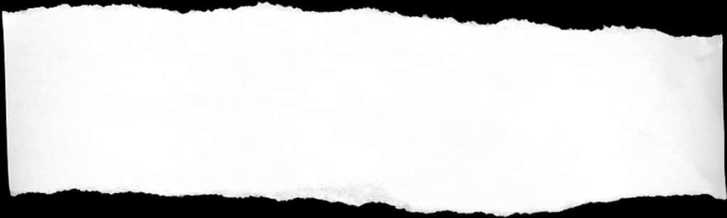 Horizontal Ripped Paper Edge Texture PNG Image