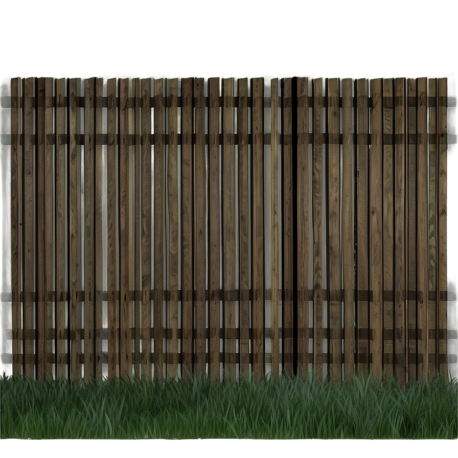 Horizontal Slat Fence Png 30 PNG Image