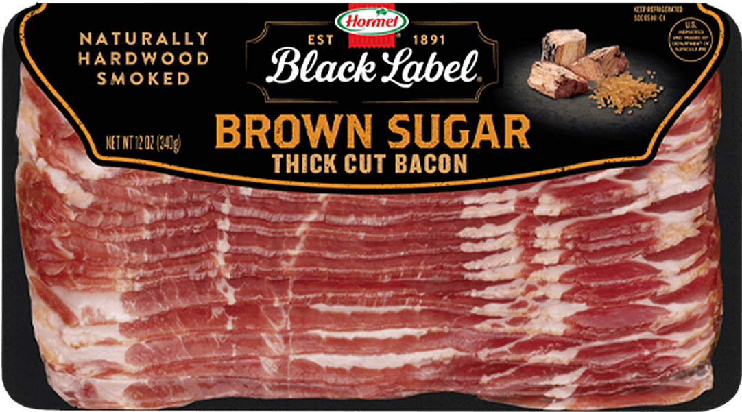 Hormel Black Label Brown Sugar Bacon Package PNG Image