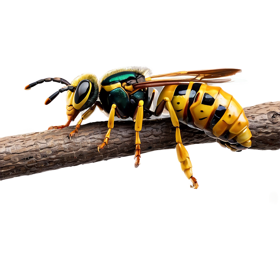 Hornet On A Branch Png Rkh PNG Image