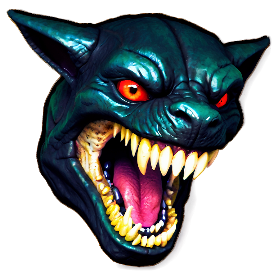 Horrific Hellhound Fangs Png Mbk48 PNG Image