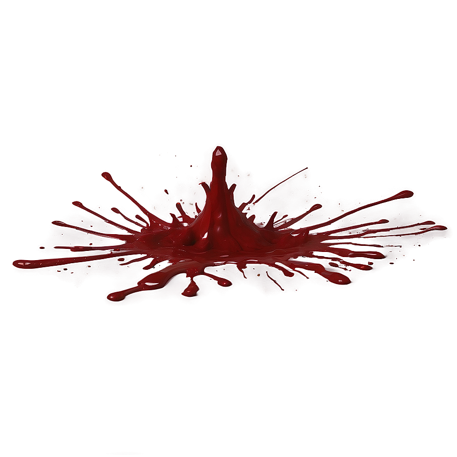 Horror Red Blood Splatter Png Rjq91 PNG Image