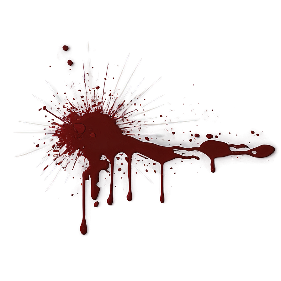 Horror Scene Blood Splatter Png Ccg PNG Image