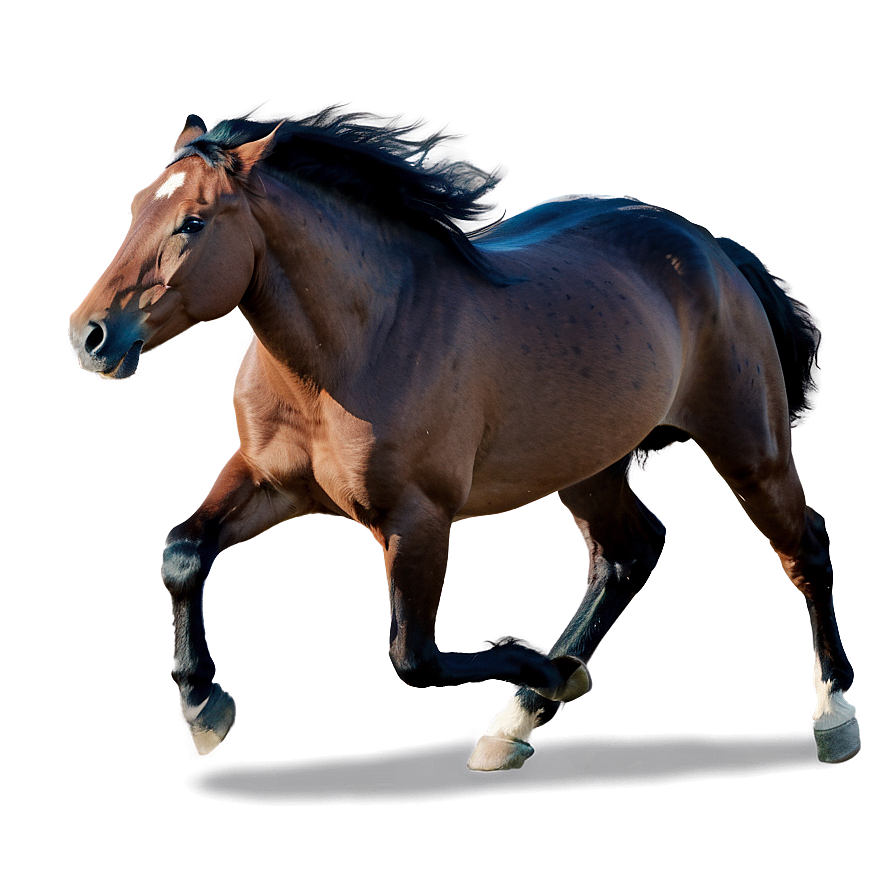 Horse Fleeing Running Png Mvg56 PNG Image