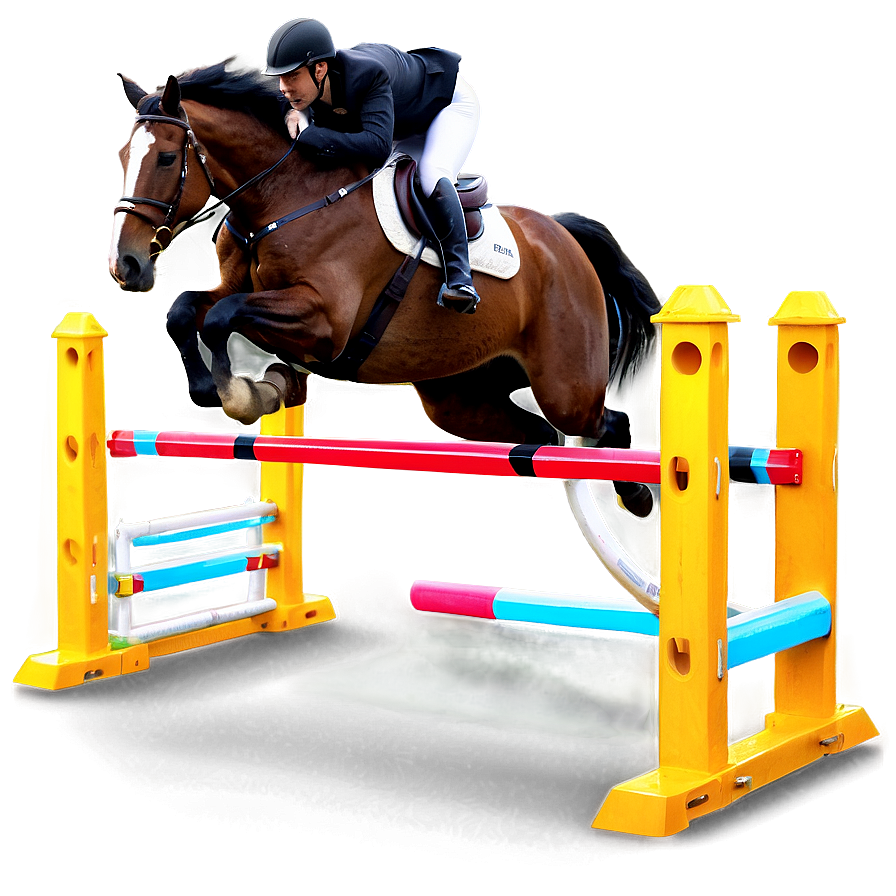 Horse Jumping Barrier Png Cdh PNG Image