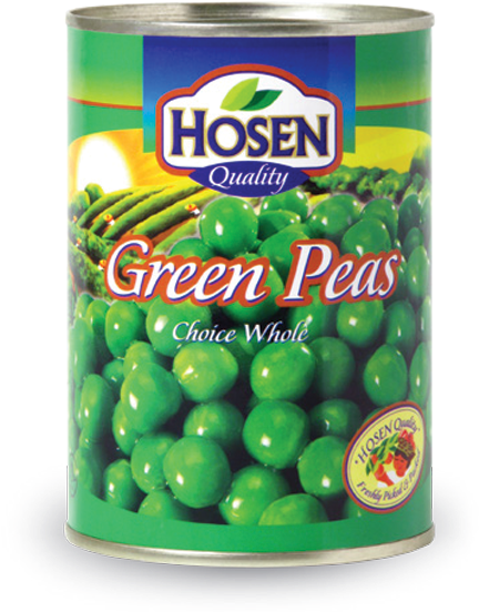 Hosen Green Peas Can PNG Image