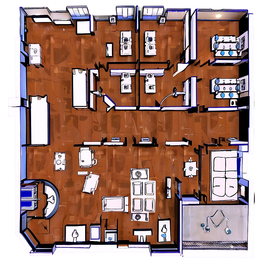 Hospital Floor Plan Png Qnv PNG Image