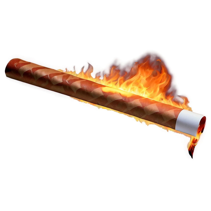 Hot Burning Paper Look Png Qkt PNG Image