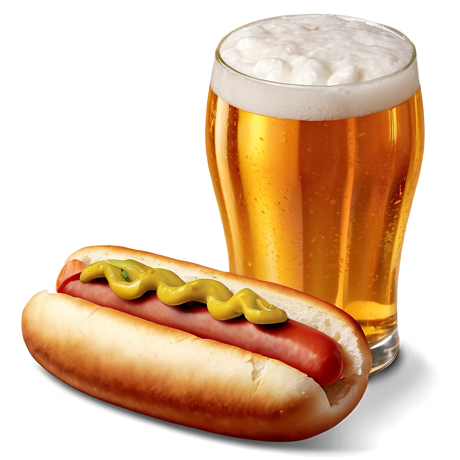 Hot Dog With Beer Png 05232024 PNG Image