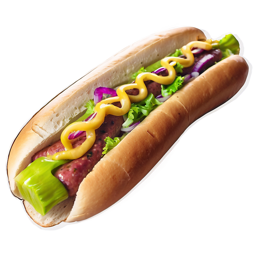 Hot Dog With Sauerkraut Png 05232024 PNG Image