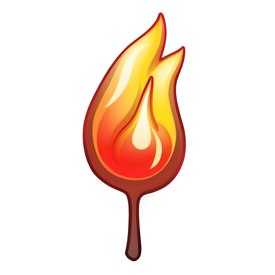 Hot Fire Emoji Artwork Png 76 PNG Image