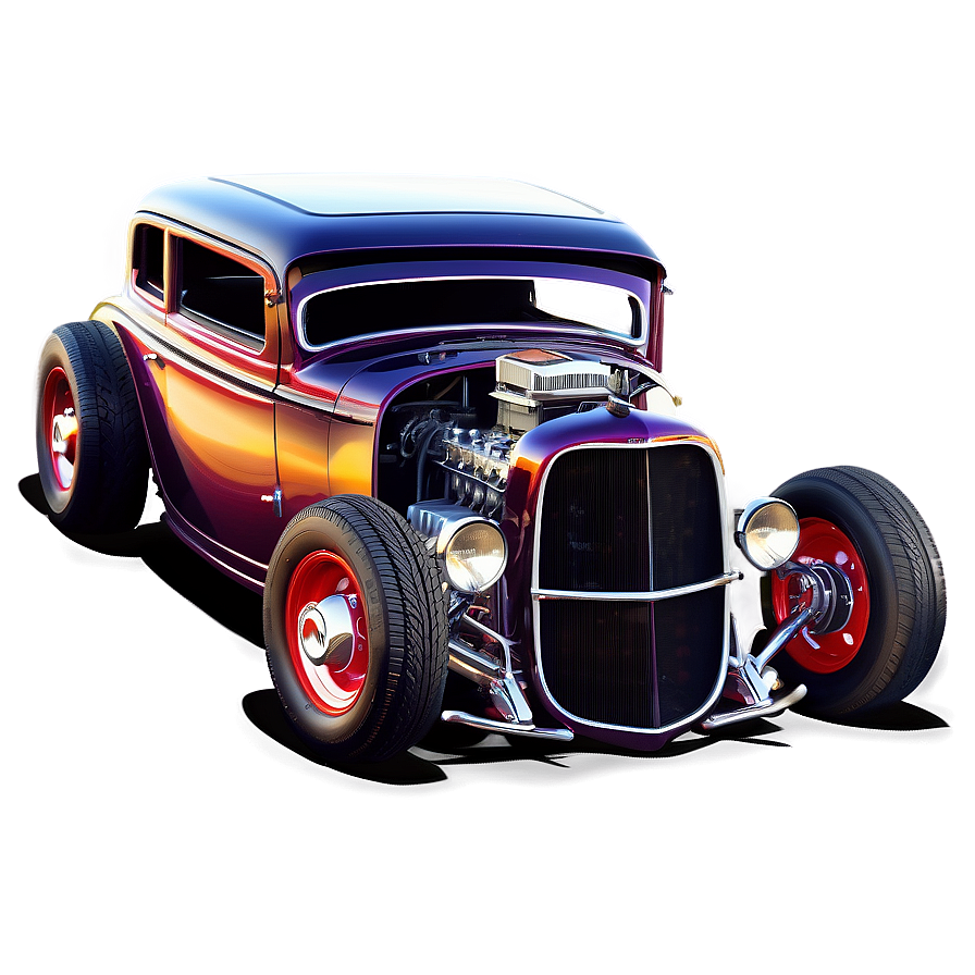 Hot Rod Car Outline Png 06282024 PNG Image