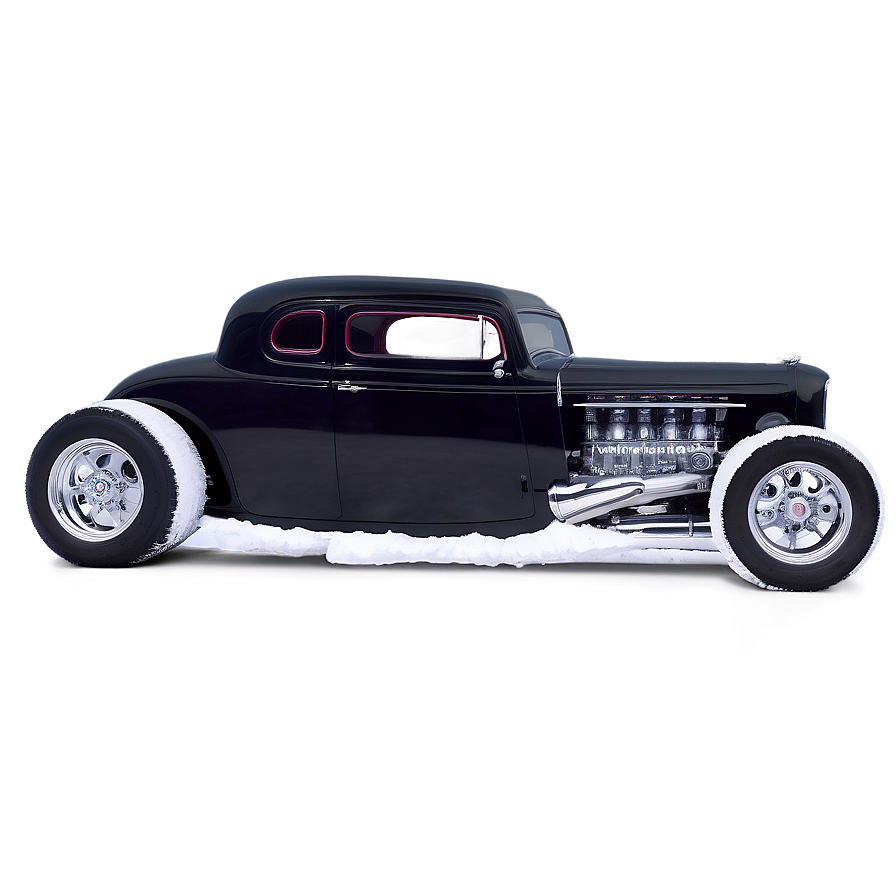 Hot Rod Winter Drive Png 53 PNG Image