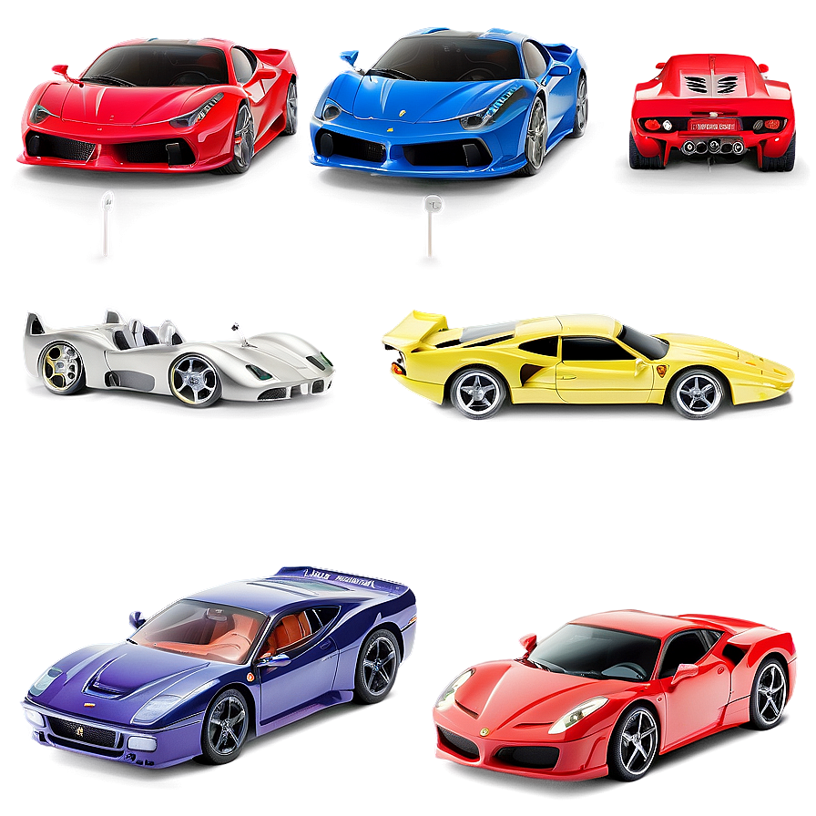 Hot Wheels Ferrari Favorites Png Uhs PNG Image