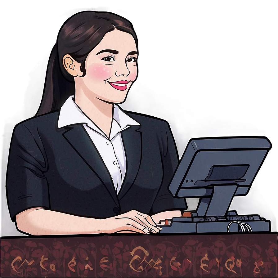 Hotel Receptionist Image Png Fig84 PNG Image