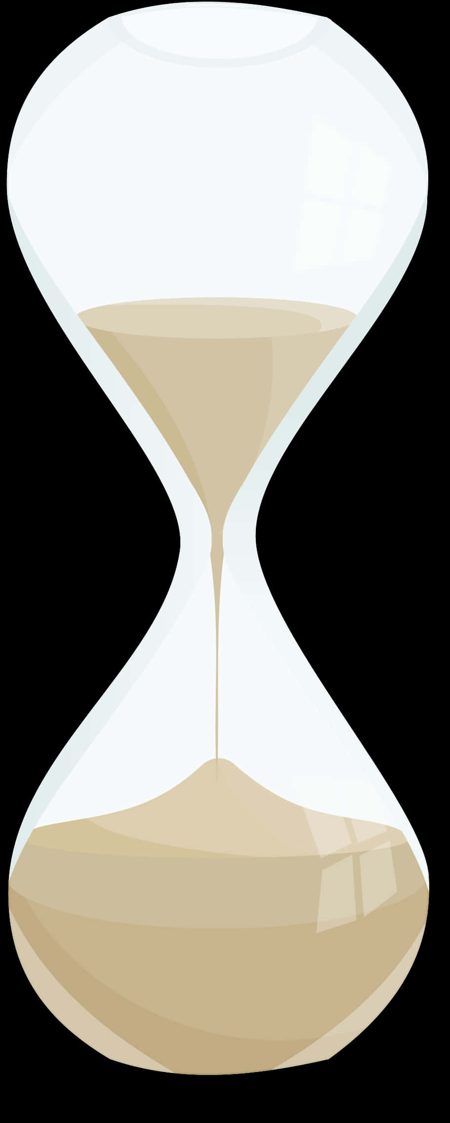 Hourglass Sand Timer Vector PNG Image