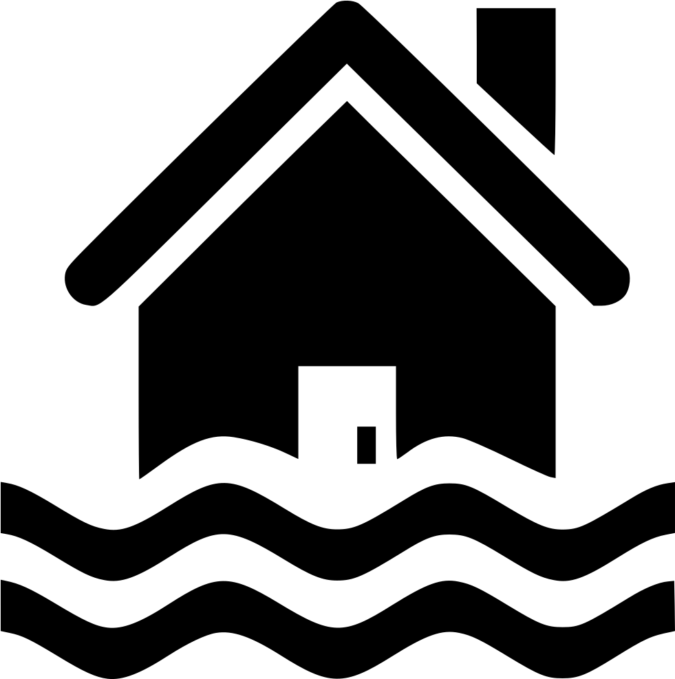 House Flood Icon PNG Image