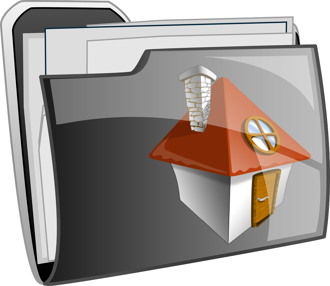 House Icon Folder PNG Image