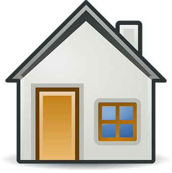 House Icon Simple Graphic PNG Image