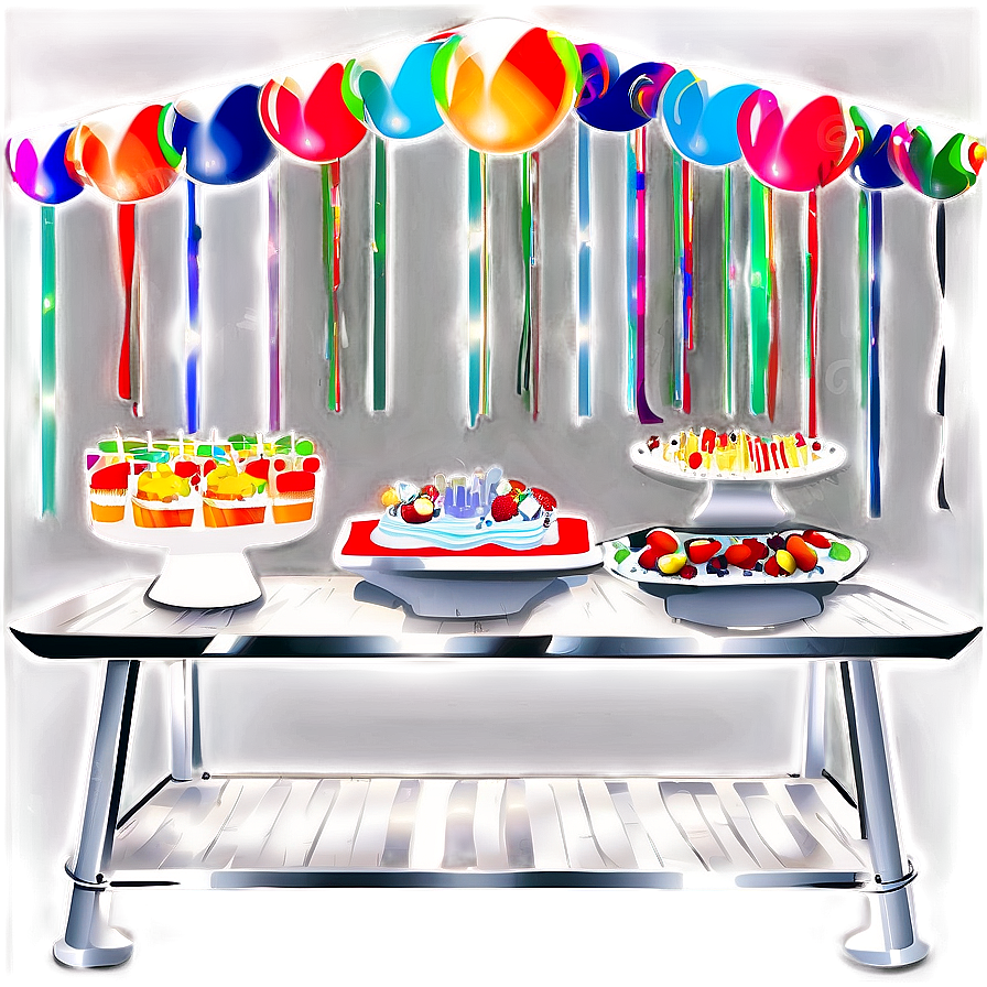 House Party Buffet Table Png 49 PNG Image