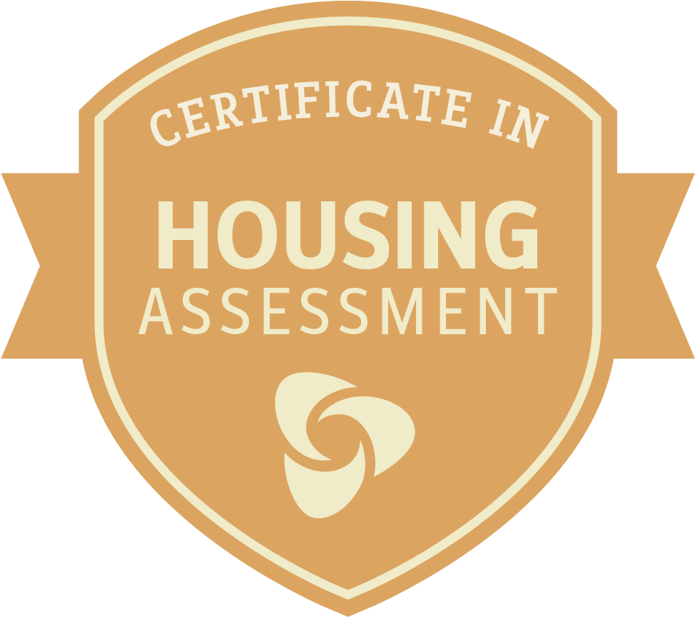 Housing Assessment Certificate Emblem PNG Image