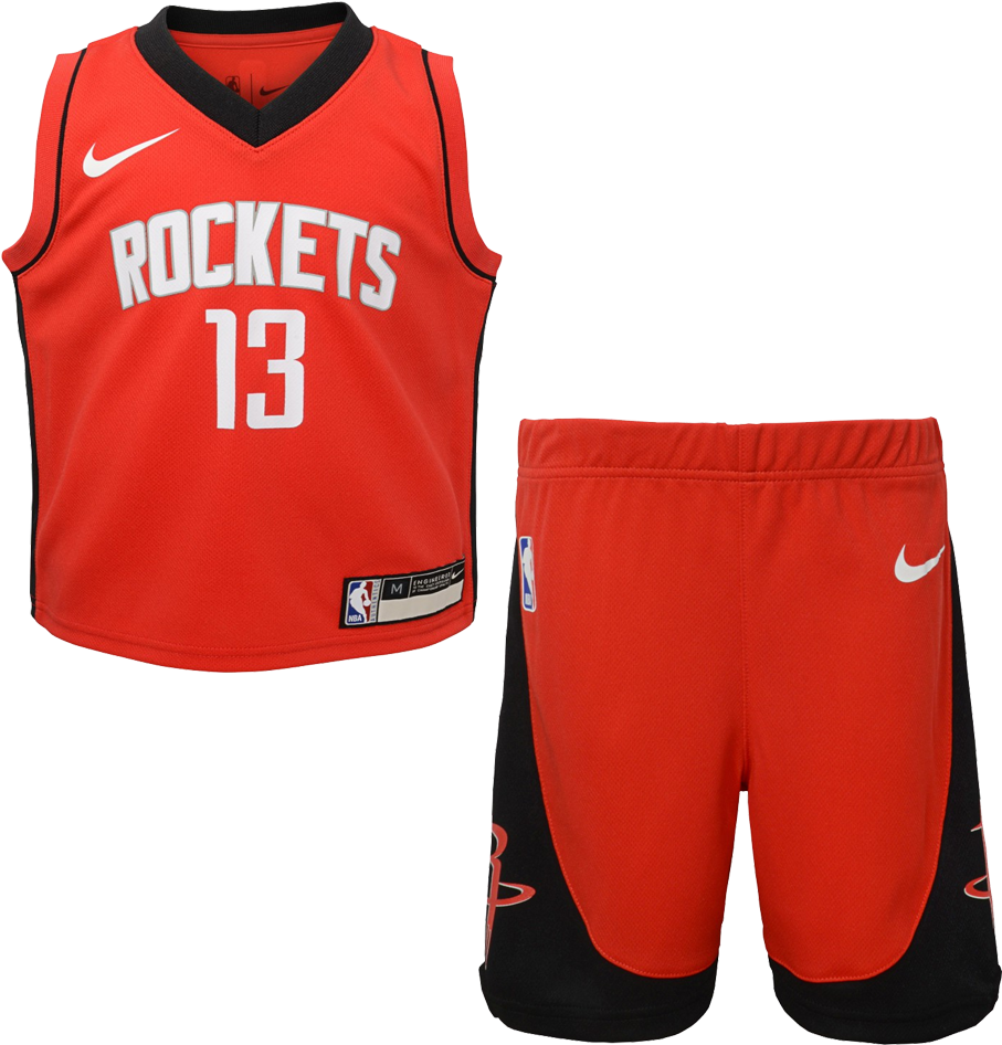 Houston Rockets Number13 Jerseyand Shorts PNG Image