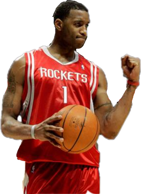 Houston Rockets Player Posing With Basketball PNG Image