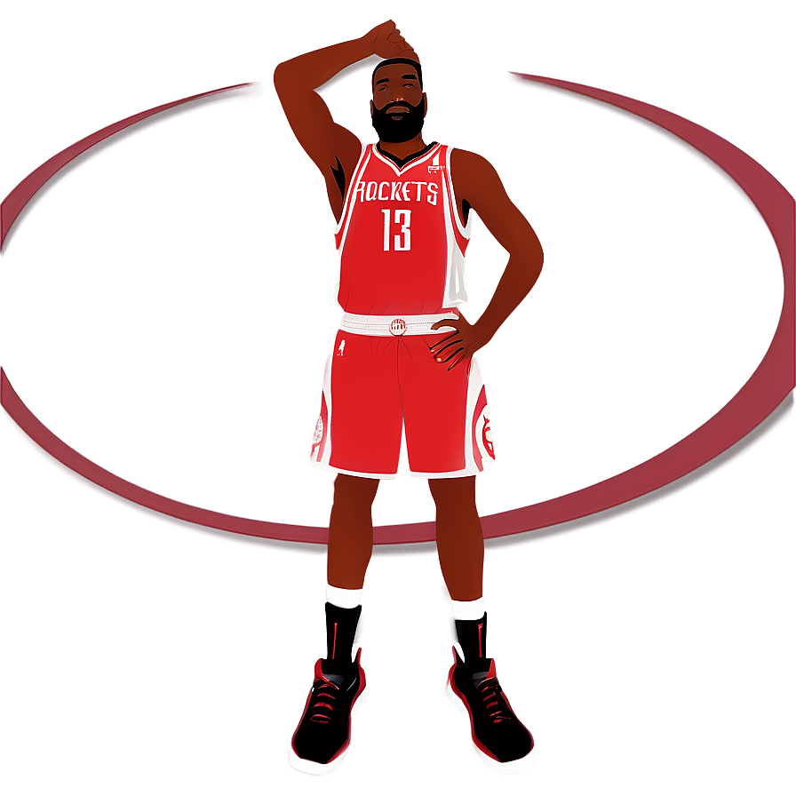 Houston Rockets Players Silhouette Png Egq PNG Image