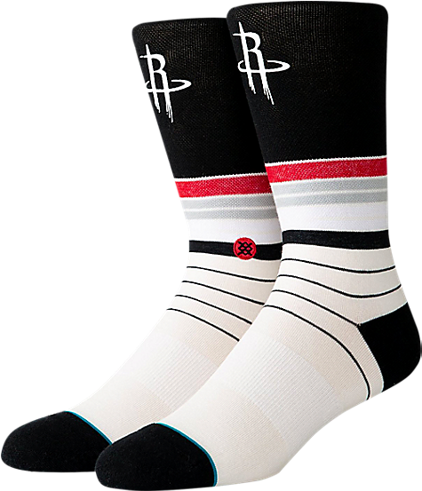 Houston Rockets Themed Socks PNG Image