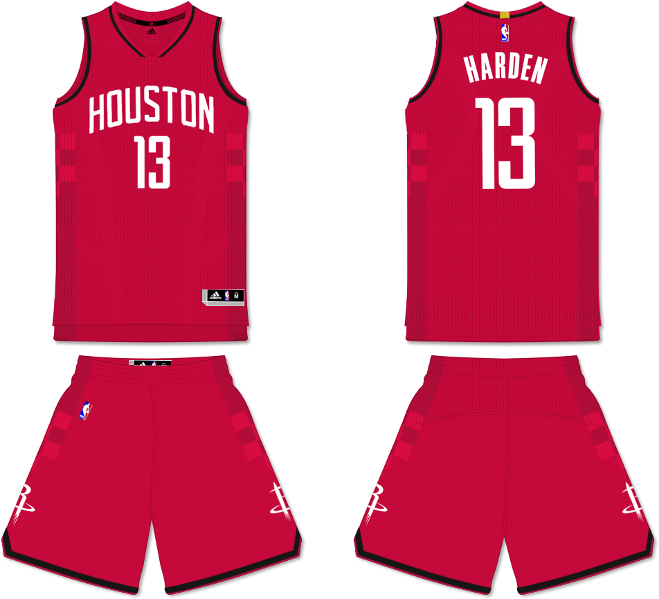 Houston Rockets13 Harden Uniform PNG Image