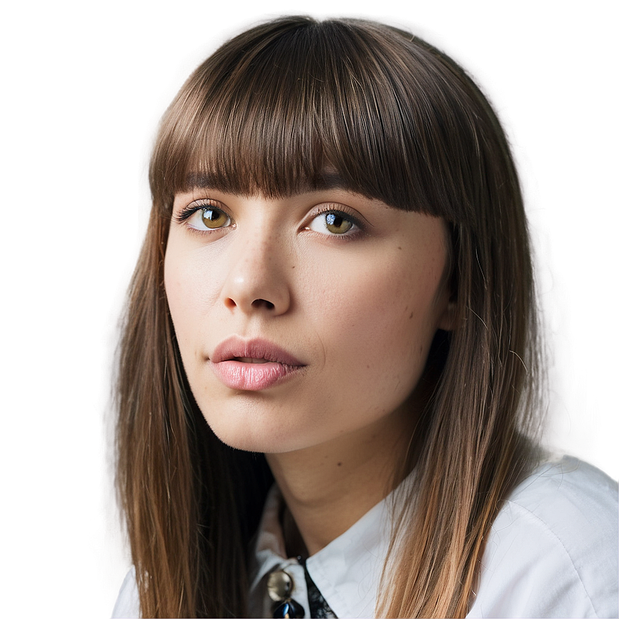 How To Style Bangs Png Ulr PNG Image