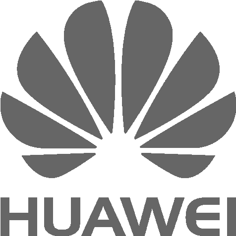 Huawei Logo Blue Background PNG Image