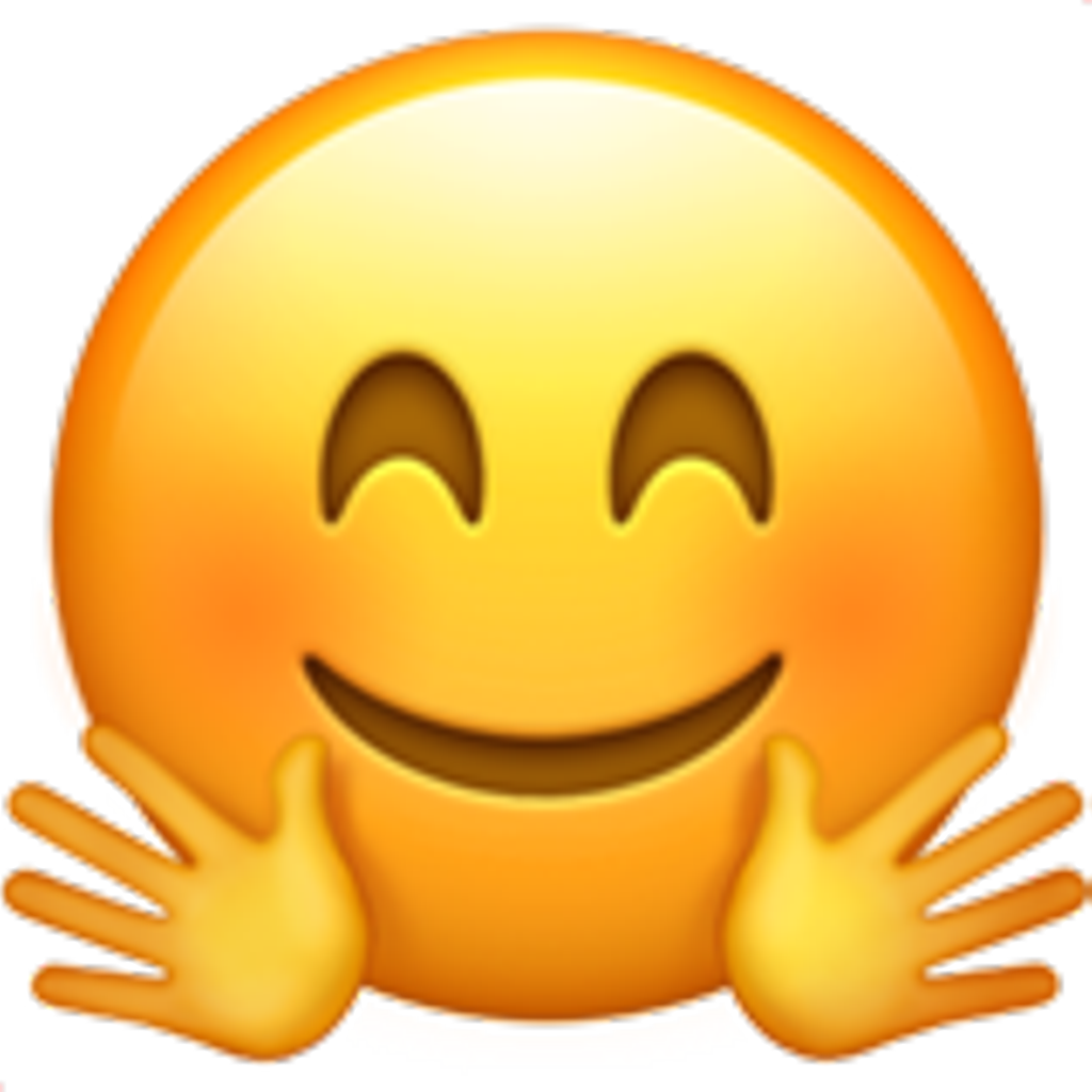 Hugging Face Emoji PNG Image