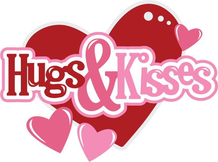 Hugsand Kisses Graphic PNG Image