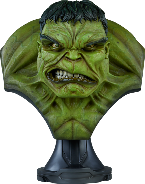 Hulk Bust Sculpture PNG Image