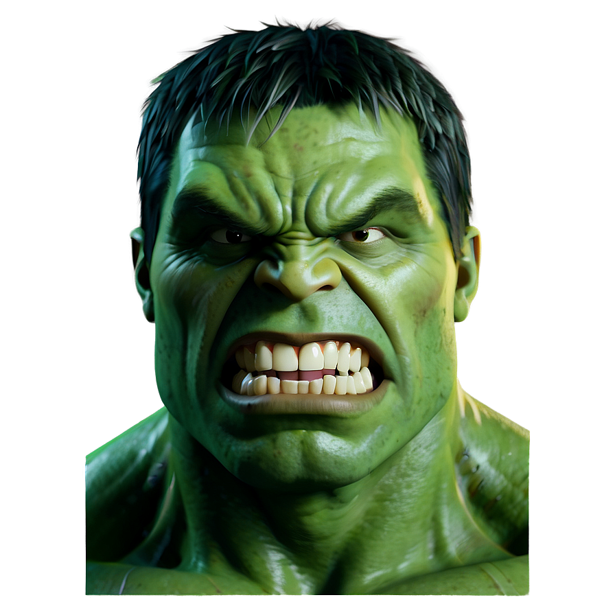 Hulk Face Avatar Png Vxc23 PNG Image