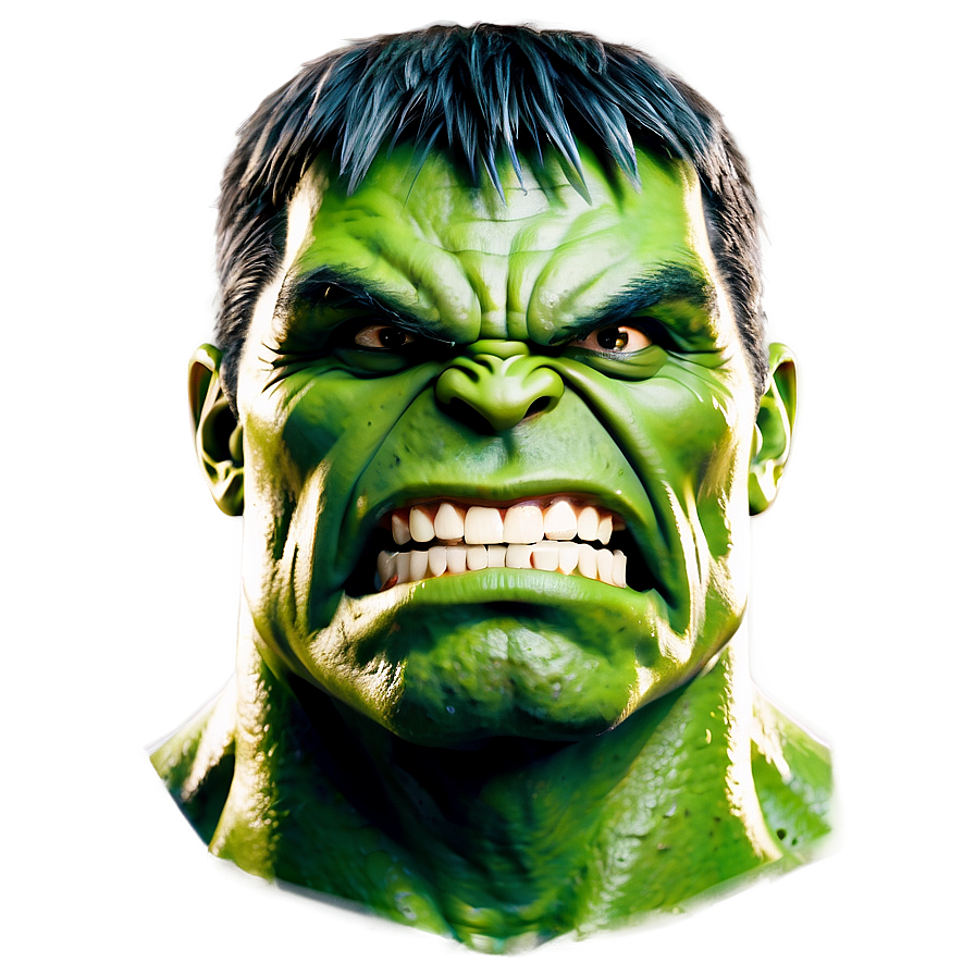 Hulk Face Drawing Png 06272024 PNG Image