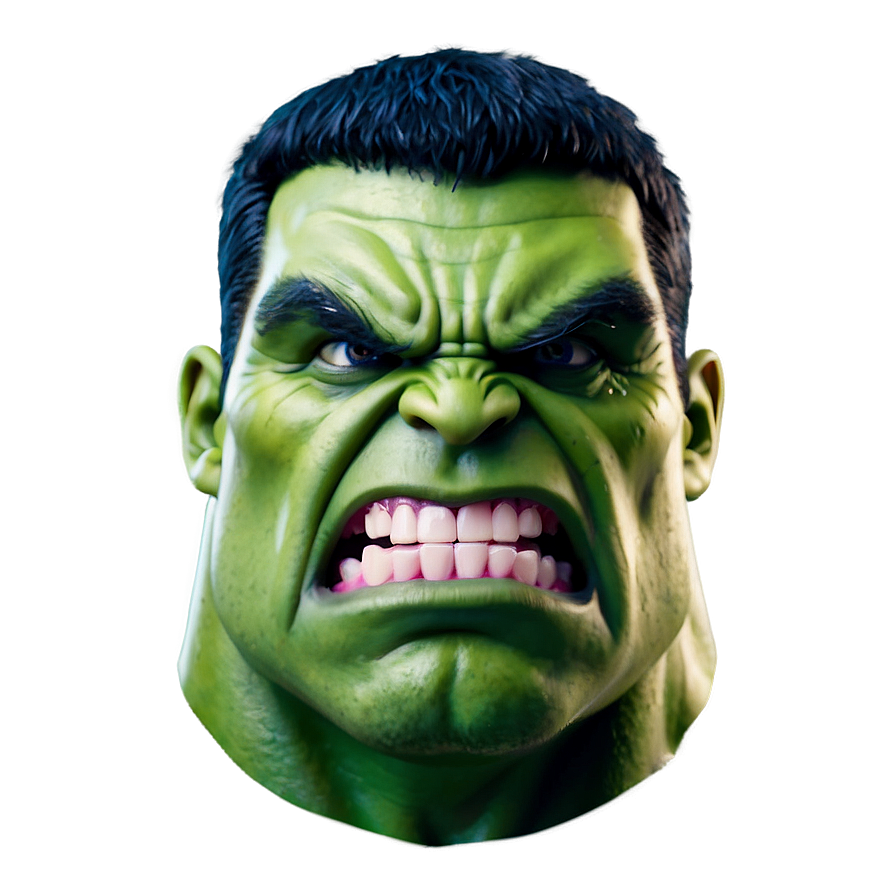 Hulk Face Emoji Png 53 PNG Image