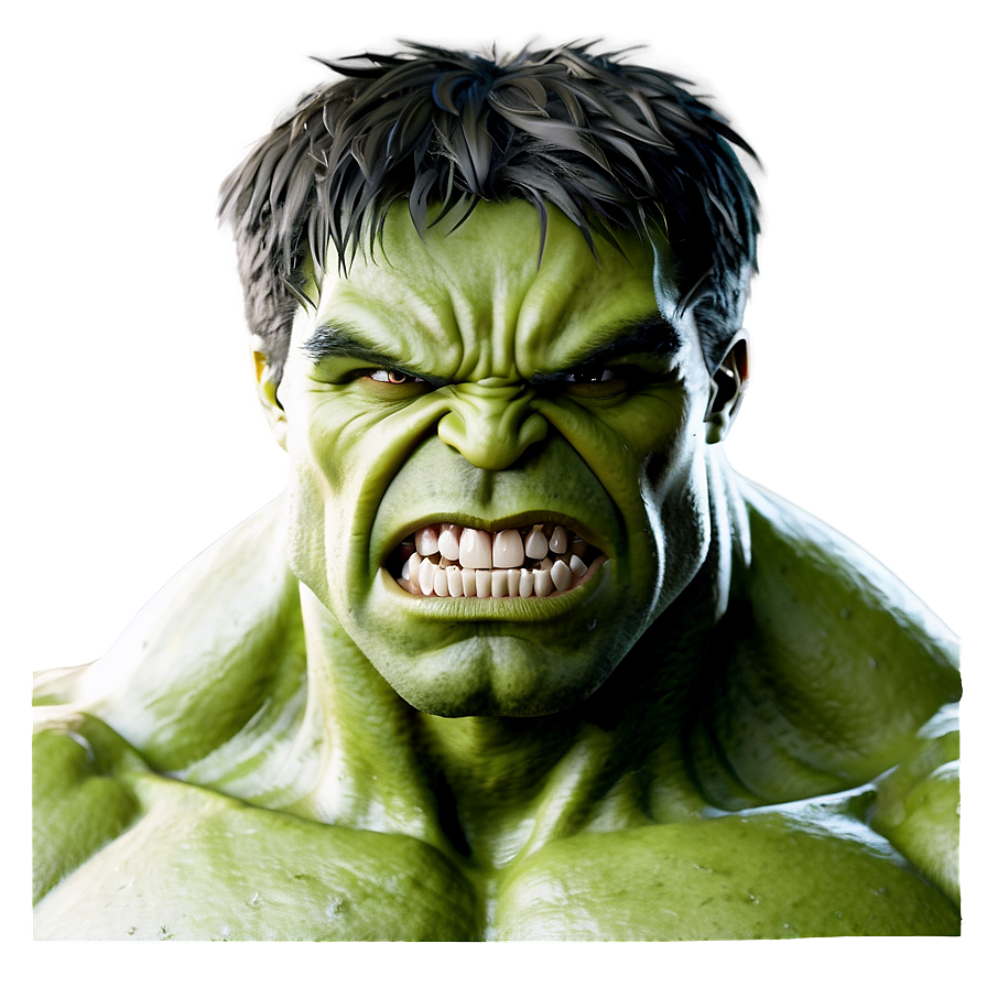 Hulk Face Illustration Png Gpw PNG Image