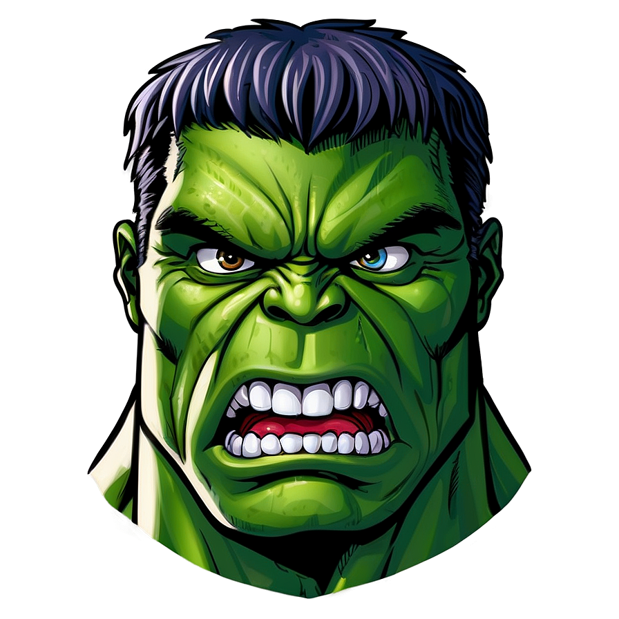 Hulk Face Vector Png 10 PNG Image