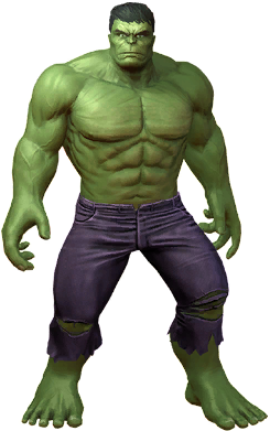 Hulk Standing Pose Graphic PNG Image