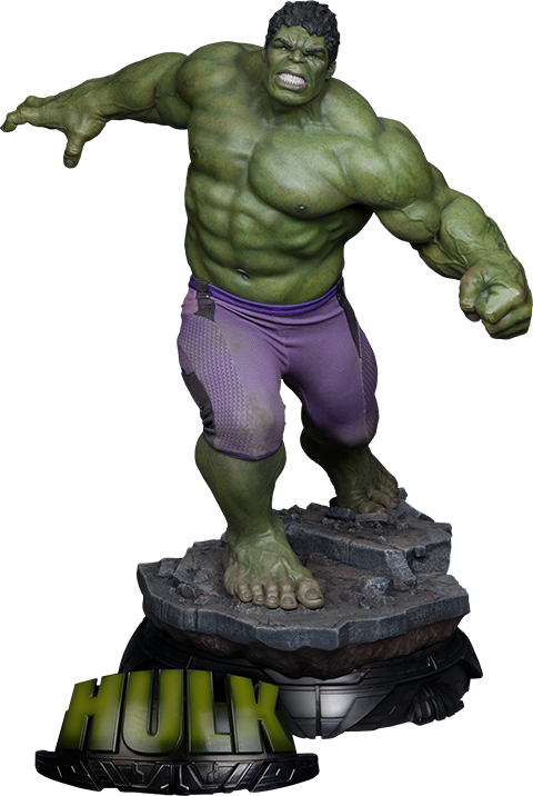 Hulk Statue Display PNG Image