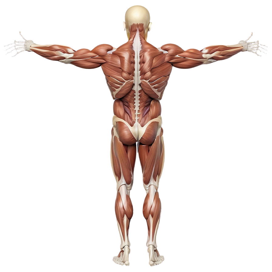 Human Body Muscles Labeled Png Cpk46 PNG Image