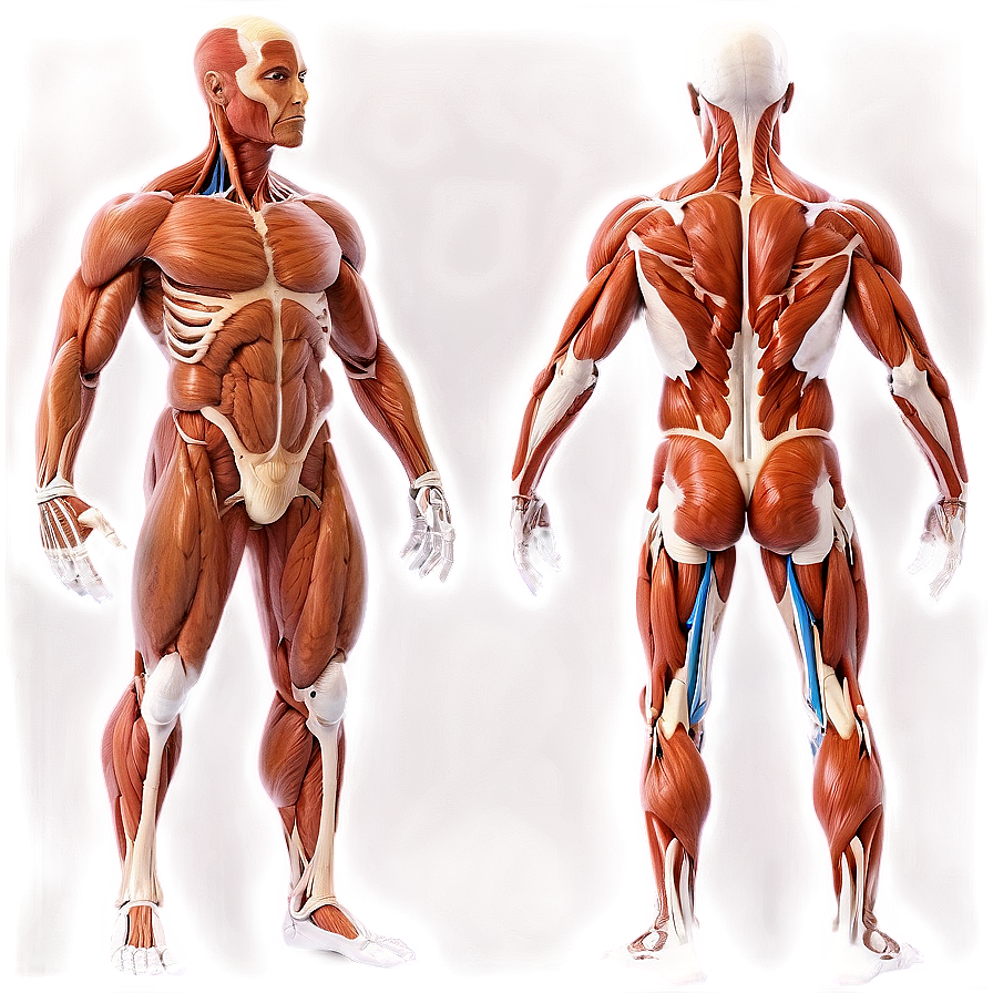 Human Body Muscles Labeled Png Vgv25 PNG Image