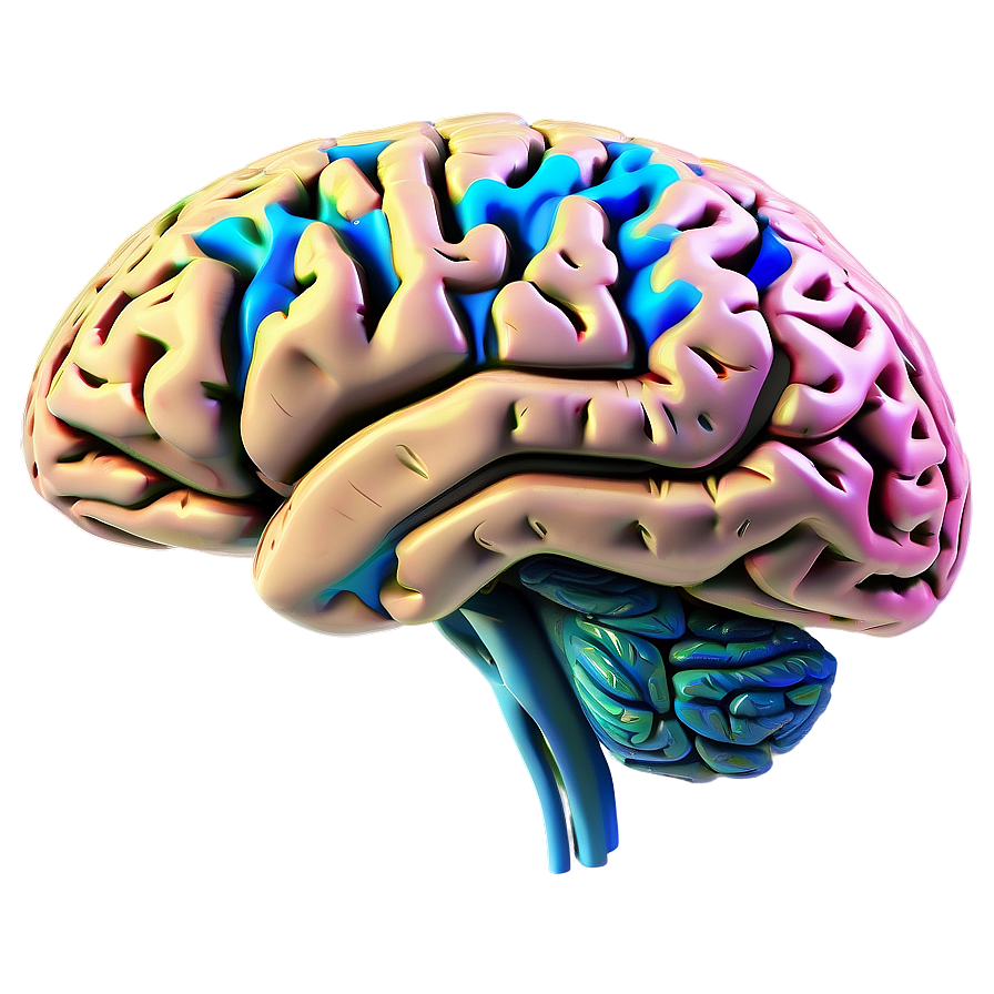 Human Brain Lobes Diagram Png Xdb56 PNG Image