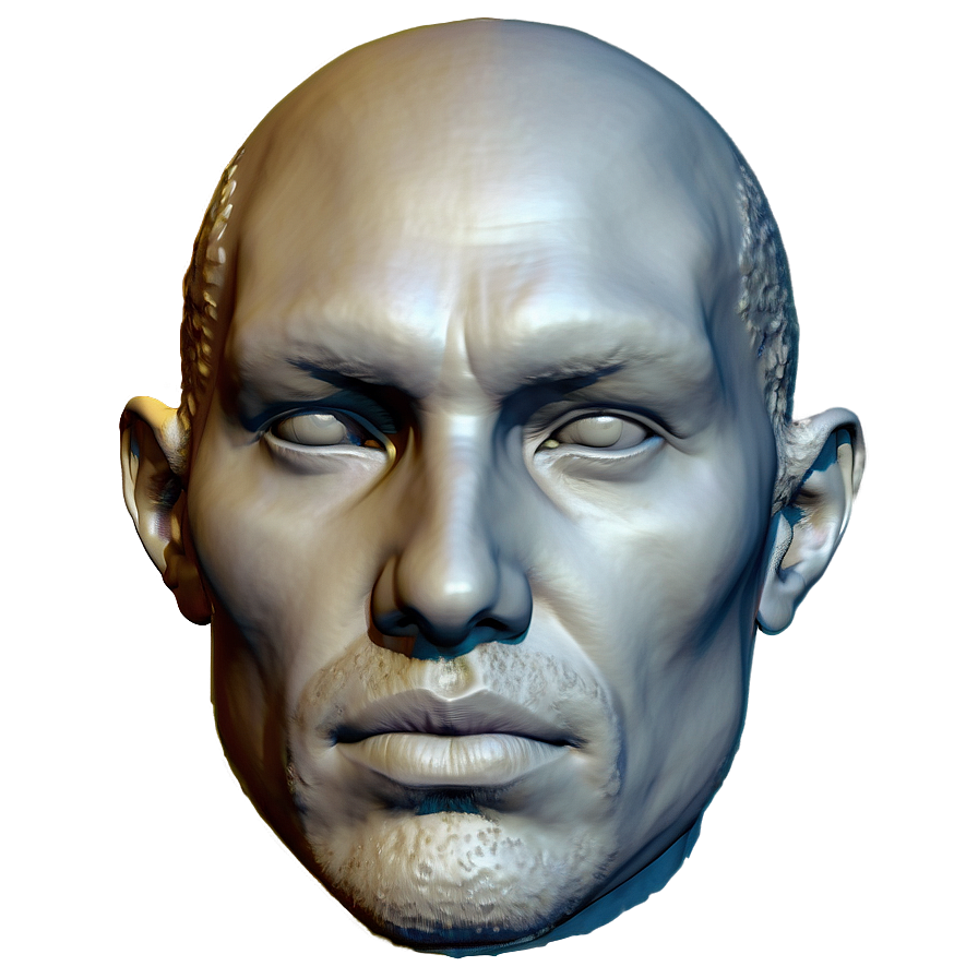 Human Head For Sculptors Png 43 PNG Image